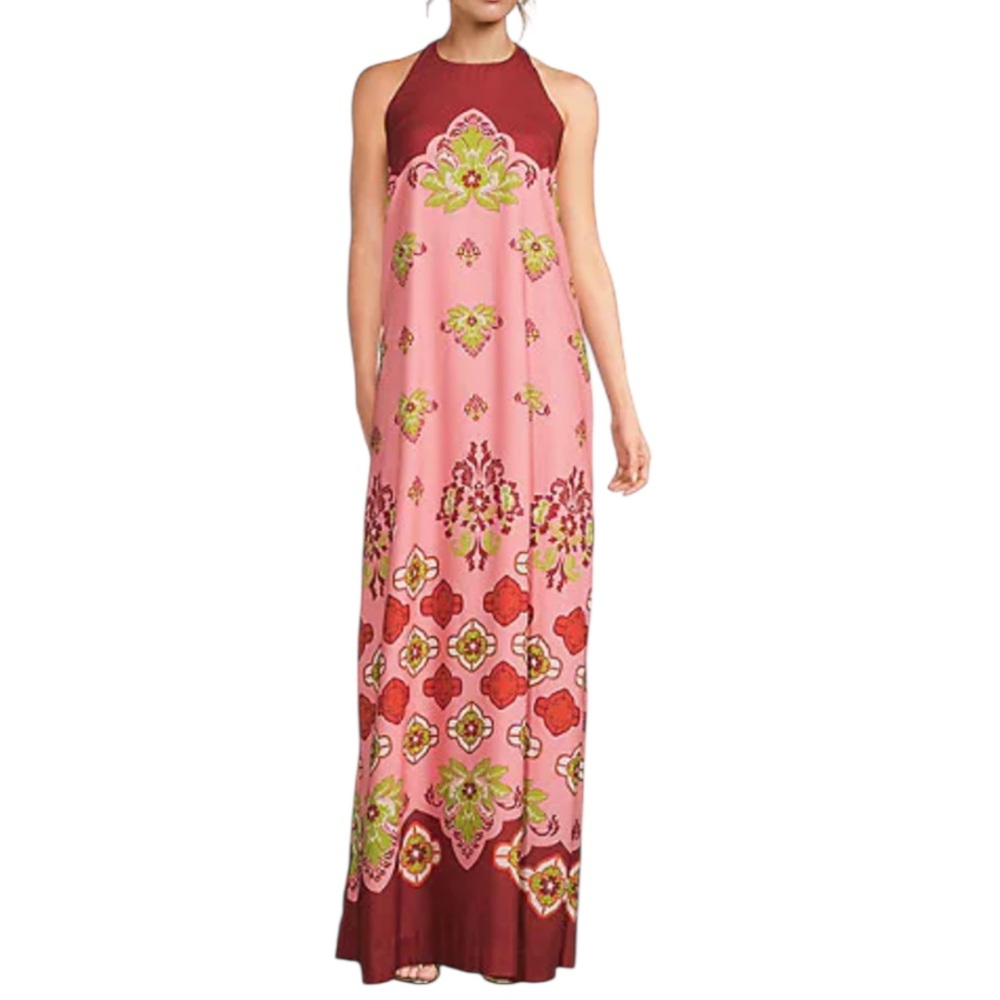 MESTIZA New York Adelina Gown in Flamingo Flourish SZ M NWT